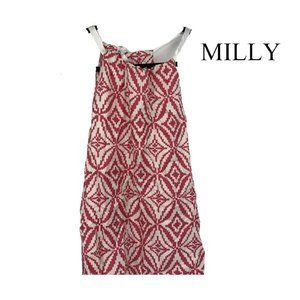 Milly Womens Geometric Printed Silk Halter Top